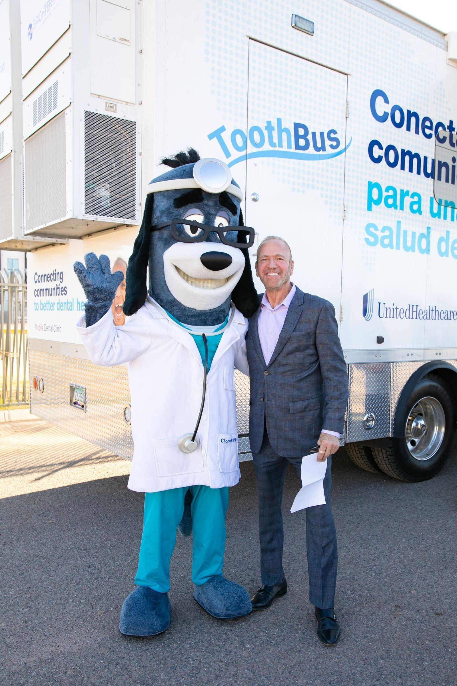 Tooth Bus naming celebration photograph 10